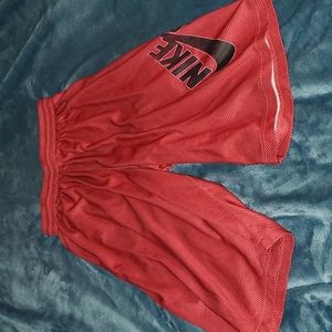 Red Nike Athletic Shorts